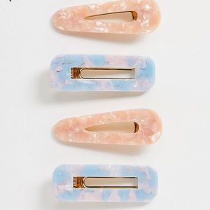 Beautiful acrylic barrettes